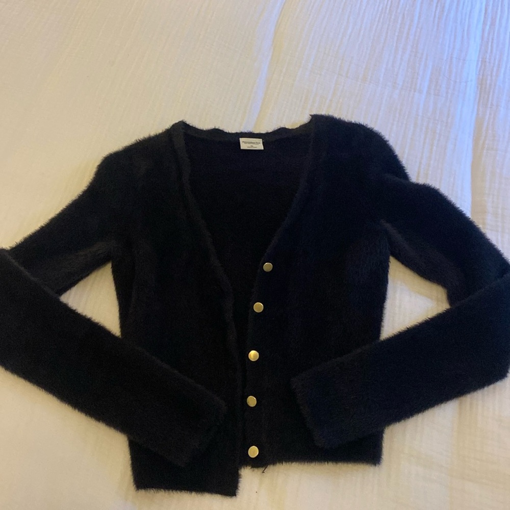 Fuzzy Abercrombie & Fitch cardigan